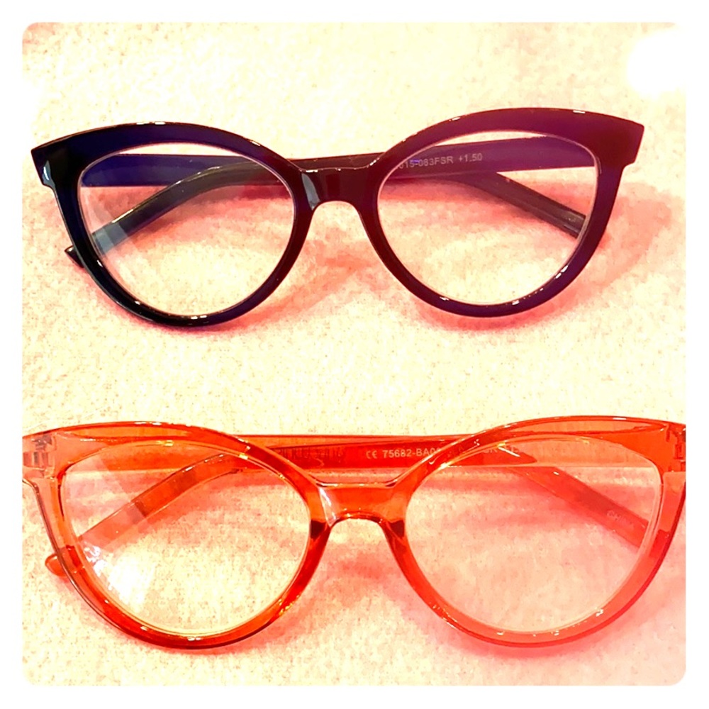 🐱CAT EYES  🐱shape Reading Glasses 👓 (1.50+)